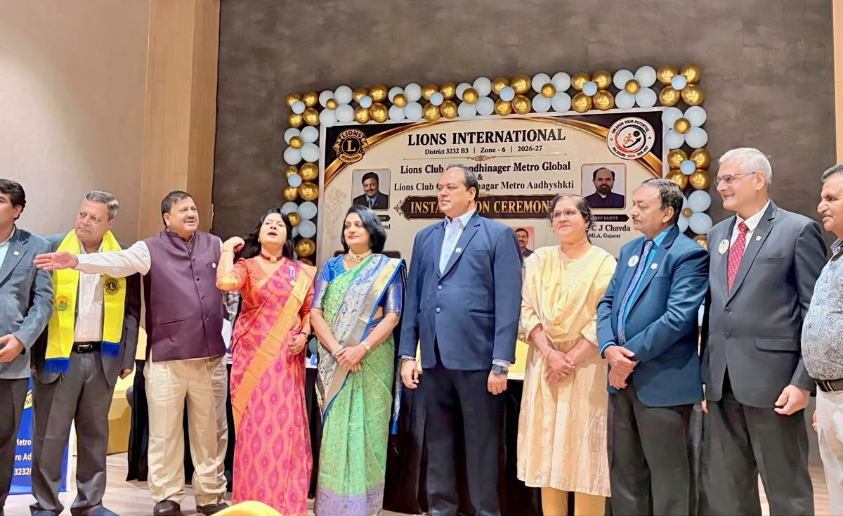 Dr. Naeem Tirmizi Installed as President of Lions Club of Gandhinagar Metro Global