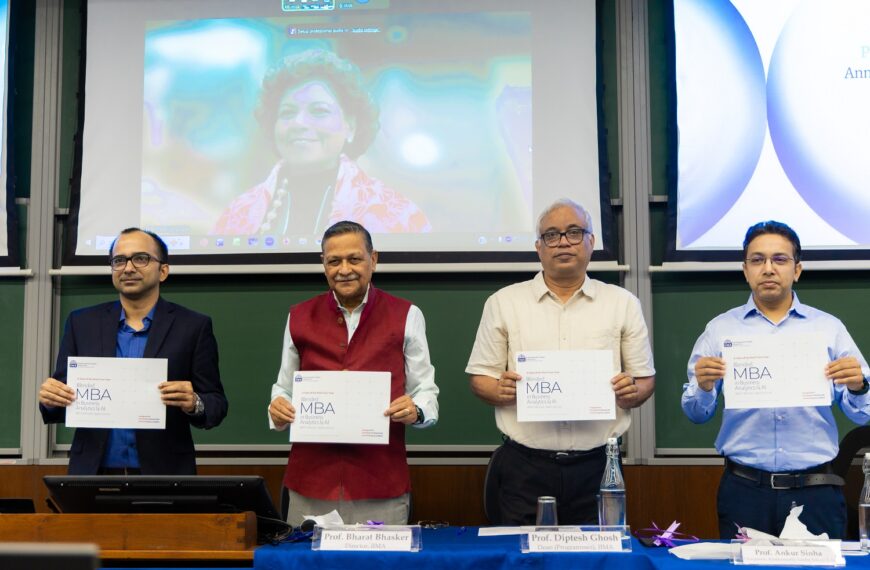 ​IIM Ahmedabad announces admissions to its two-year Blended MBA Programme in Business Analytics & AI
